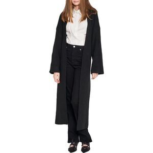 En Saison Women's Ribbed Knit Belted Duster Cardigan Sweater NWT